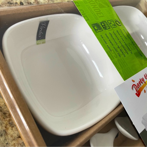 Brand New Porcelain Bowl & Spoon Set - Picture 3 of 6